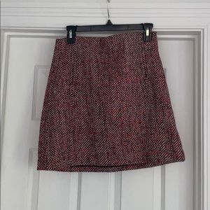 Red skirt